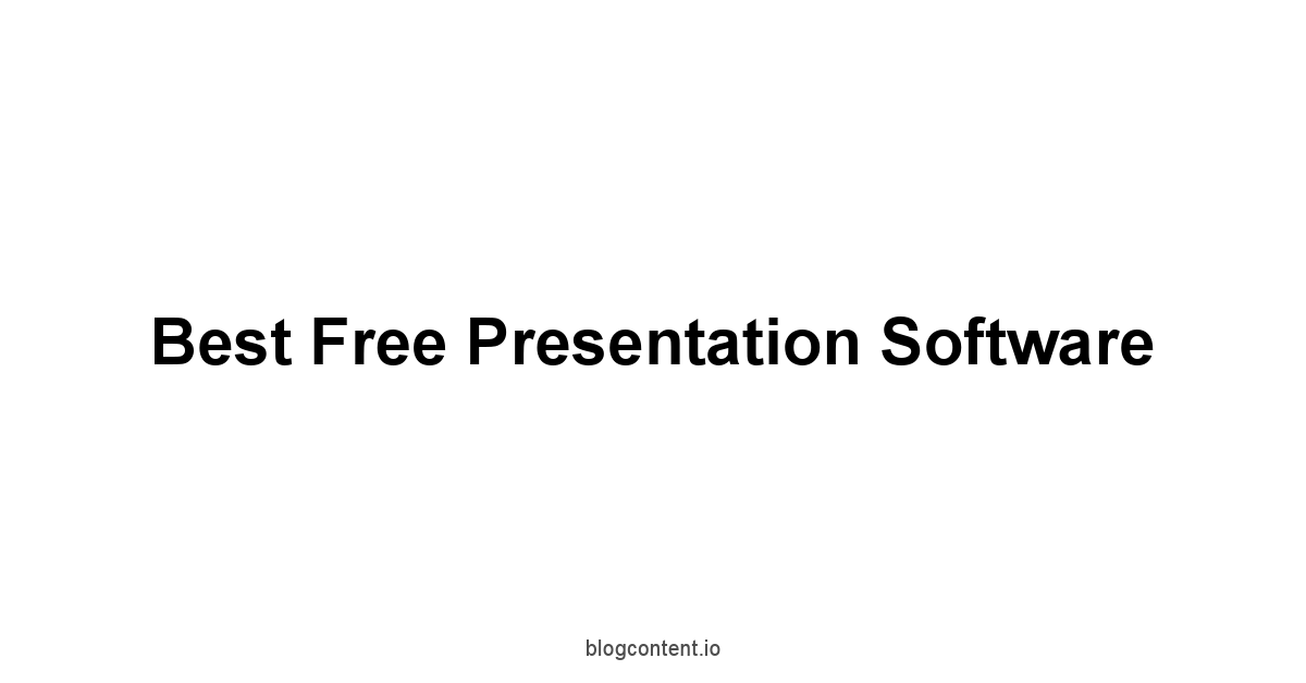 Best Free Presentation Software 1 by Partners