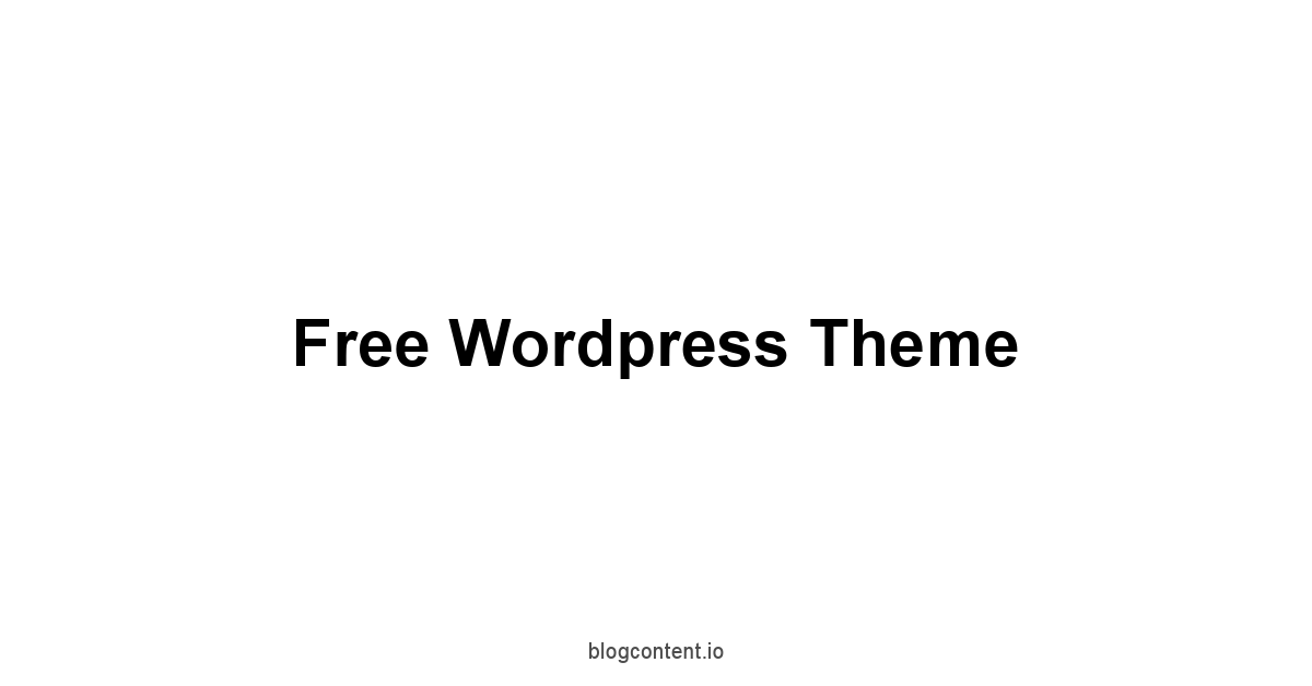 Free Wordpress Theme 1 by Partners