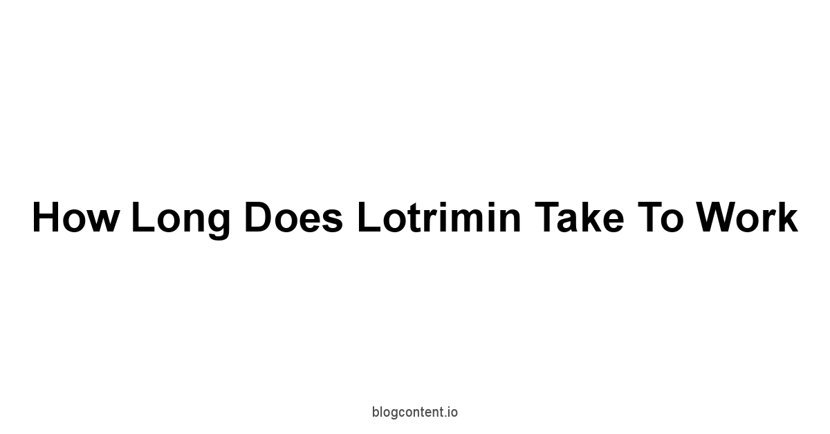How Long Does Lotrimin Take To Work 1 by Partners