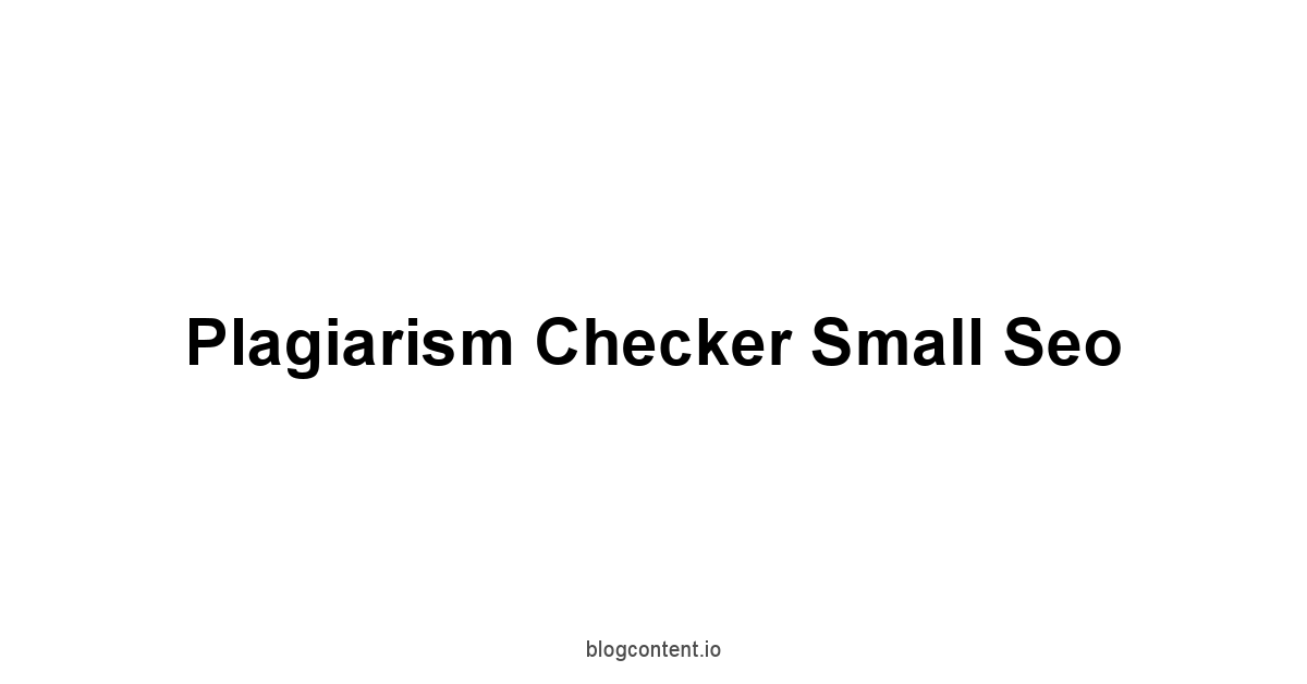 Plagiarism Checker Small Seo 1 by Partners