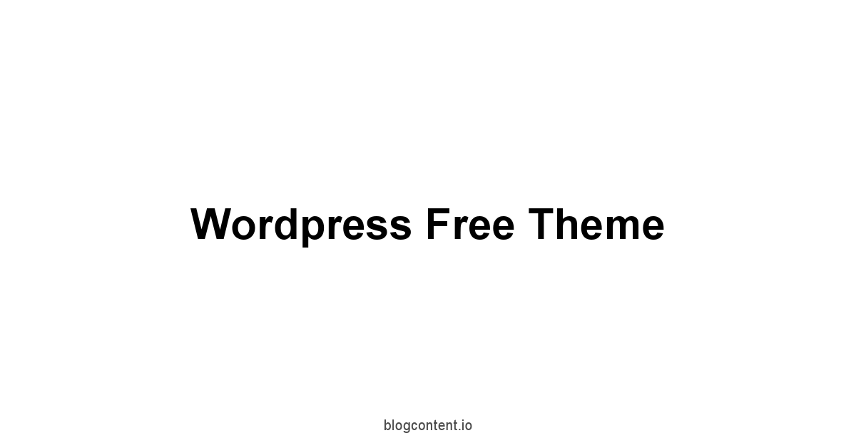 Wordpress Free Theme 1 by Partners