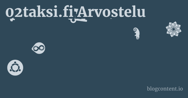 02taksi.fi Arvostelu