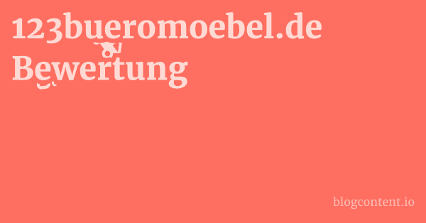 123bueromoebel.de Bewertung 1 by Partners