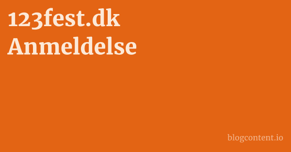 123fest.dk Anmeldelse 1 by Partners