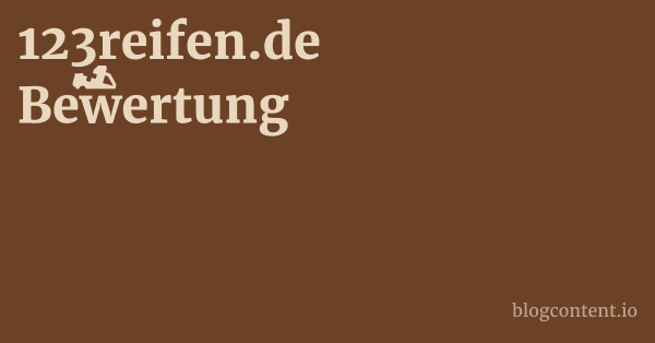 123reifen.de Bewertung 1 by Partners