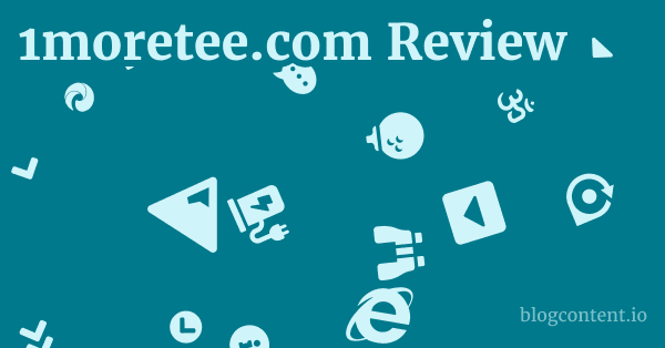 1moretee.com Review 1 by Partners