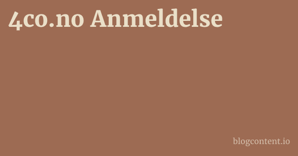 4co.no Anmeldelse 1 by Partners