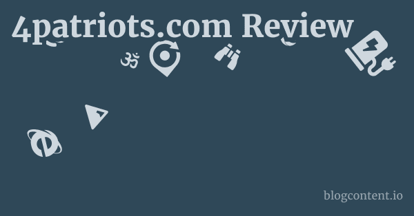 4patriots.com Review 1 by Partners