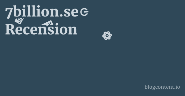 7billion.se Recension 1 by Partners
