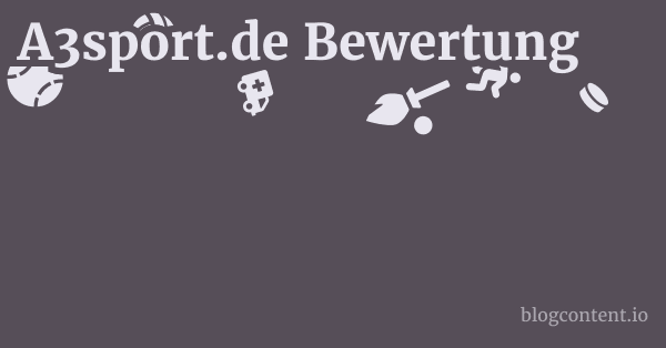 A3sport.de Bewertung 1 by Partners