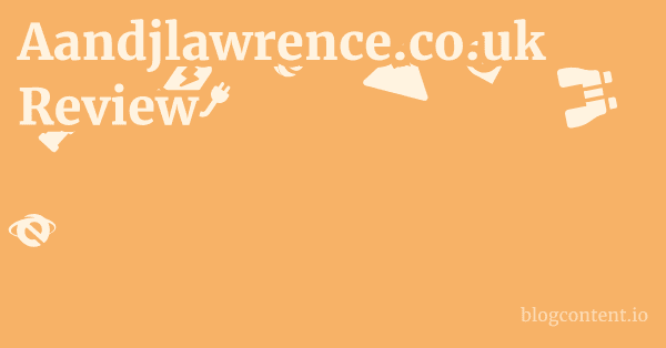 Aandjlawrence.co.uk Review 1 by Partners