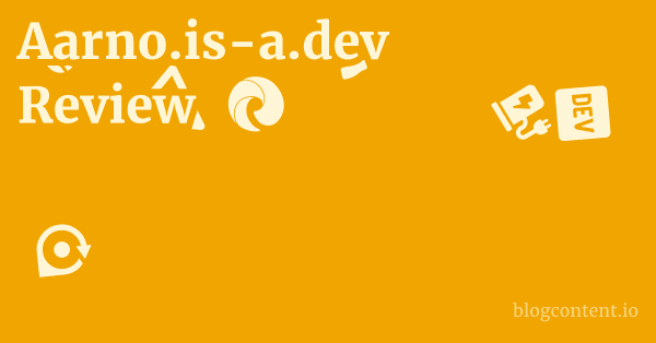 Aarno.is-a.dev Review 1 by Partners