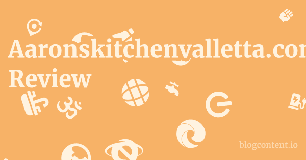 Aaronskitchenvalletta.com Review 1 by Partners