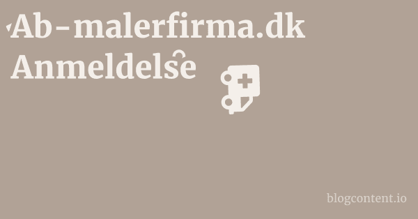 Ab-malerfirma.dk Anmeldelse 1 by Partners