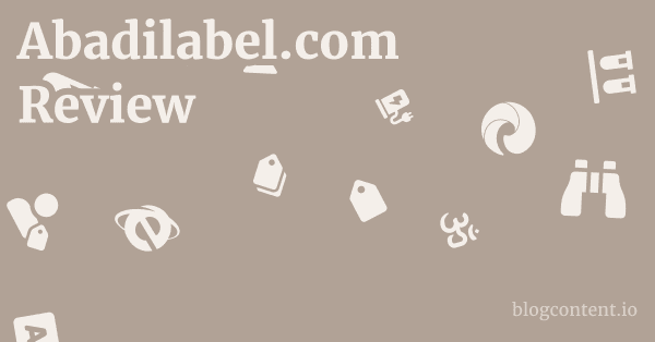 Abadilabel.com Review 1 by Partners