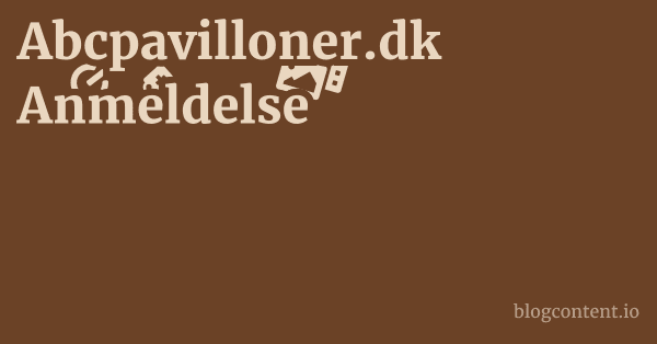 Abcpavilloner.dk Anmeldelse 1 by Partners