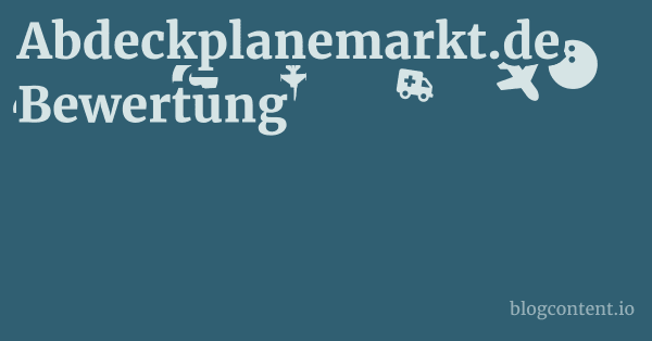 Abdeckplanemarkt.de Bewertung 1 by Partners