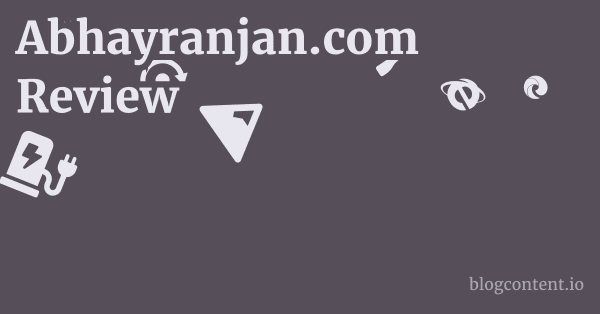 Abhayranjan.com Review 1 by Partners