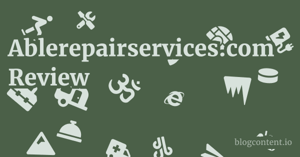 Ablerepairservices.com Review 1 by Partners