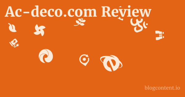 Ac-deco.com Review 1 by Partners