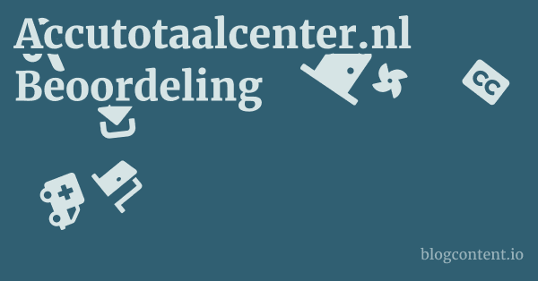 Accutotaalcenter.nl Beoordeling 1 by Partners