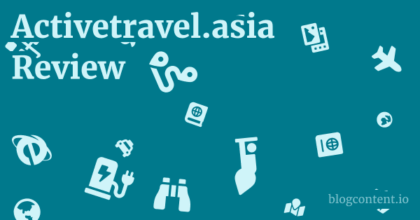 Activetravel.asia Review 1 by Partners