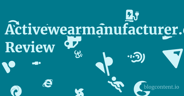 Activewearmanufacturer.com Review 1 by Partners