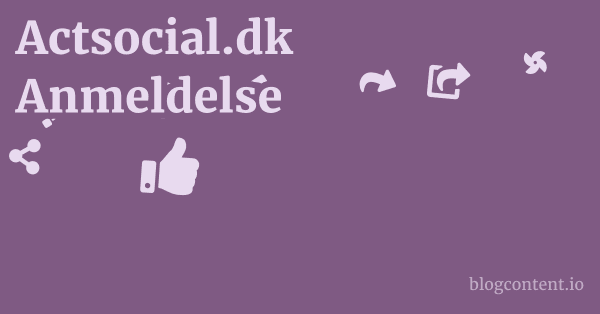 Actsocial.dk Anmeldelse 1 by Partners