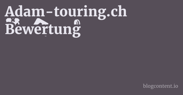 Adam-touring.ch Bewertung 1 by Partners