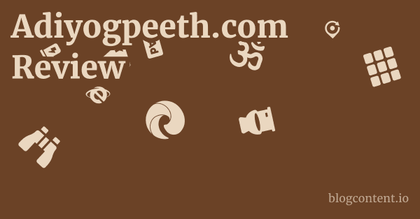 Adiyogpeeth.com Review 1 by Partners