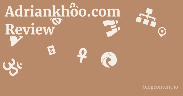 Adriankhoo.com Review 1 by Partners
