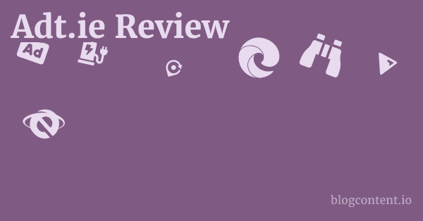 Adt.ie Review 1 by Partners