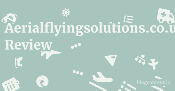 Aerialflyingsolutions.co.uk Review 1 by Partners