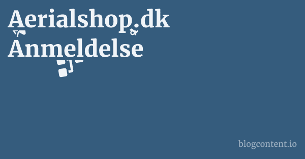 Aerialshop.dk Anmeldelse 1 by Partners