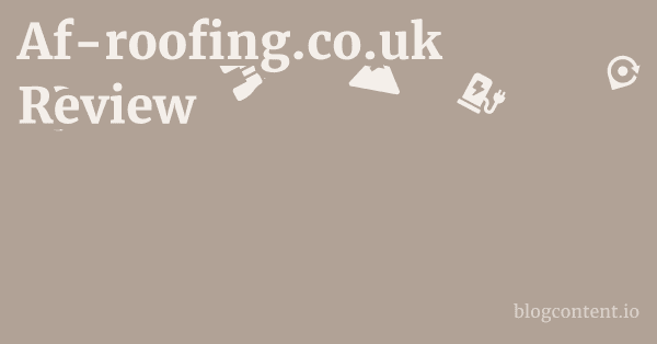 Af-roofing.co.uk Review 1 by Partners
