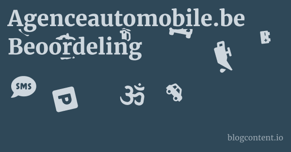 Agenceautomobile.be Beoordeling