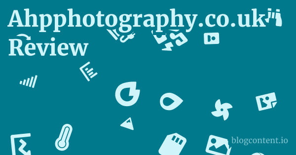 Ahpphotography.co.uk Review 1 by Partners