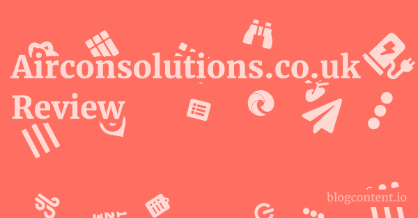 Airconsolutions.co.uk Review 1 by Partners