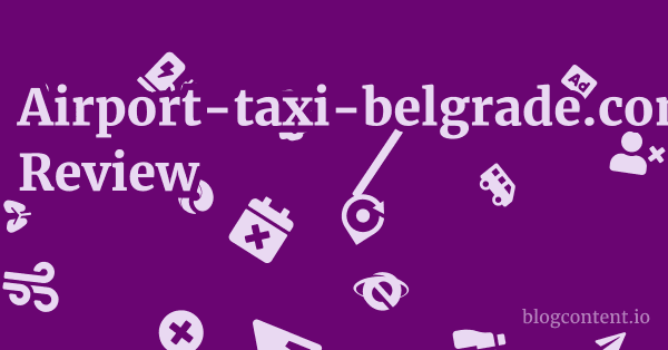 Airport-taxi-belgrade.com Review 1 by Partners