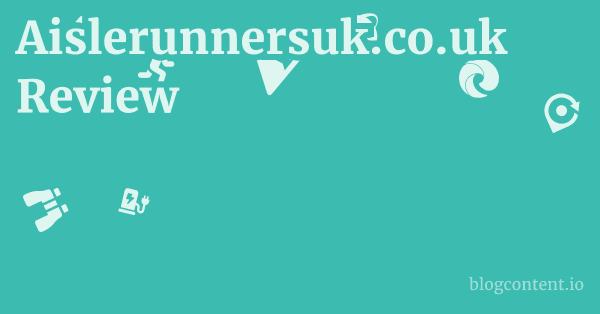 Aislerunnersuk.co.uk Review 1 by Partners