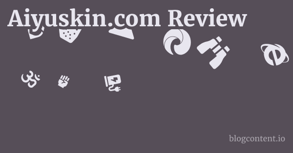 Aiyuskin.com Review 1 by Partners