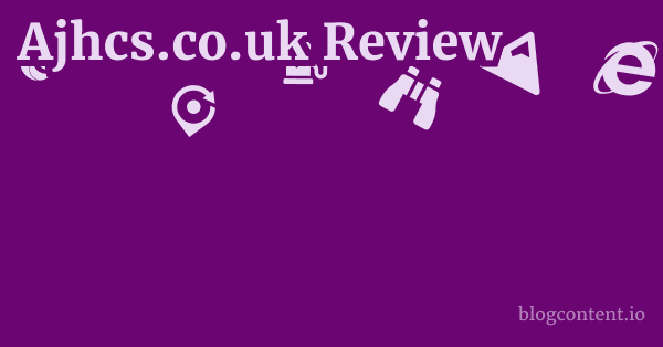 Ajhcs.co.uk Review 1 by Partners