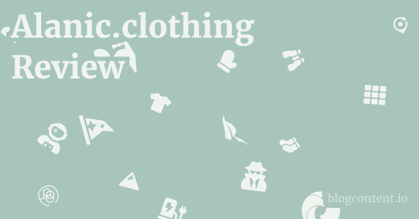 Alanic.clothing Review 1 by Partners
