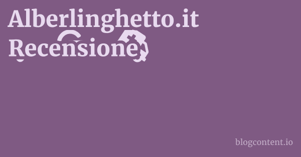 Alberlinghetto.it Recensione 1 by Partners