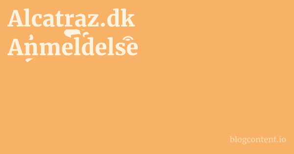 Alcatraz.dk Anmeldelse 1 by Partners