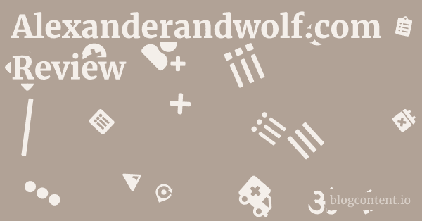 Alexanderandwolf.com Review 1 by Partners