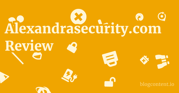 Alexandrasecurity.com Review 1 by Partners