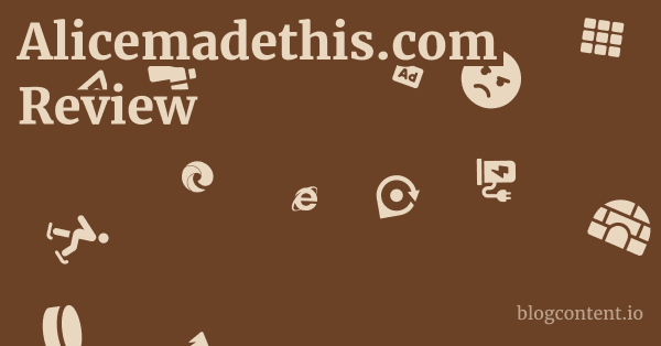 Alicemadethis.com Review 1 by Partners