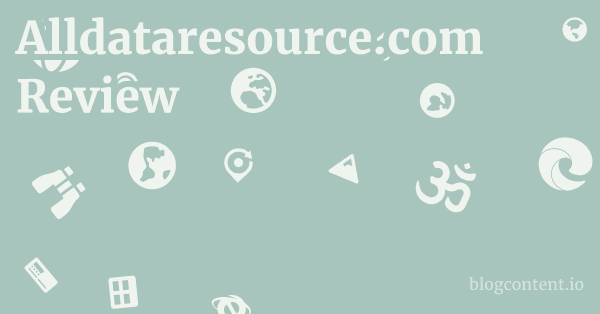 Alldataresource.com Review 1 by Partners