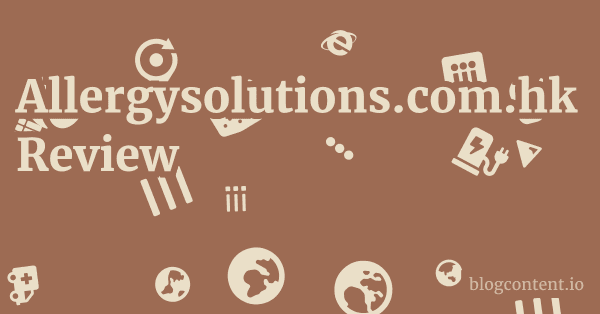 Allergysolutions.com.hk Review 1 by Partners